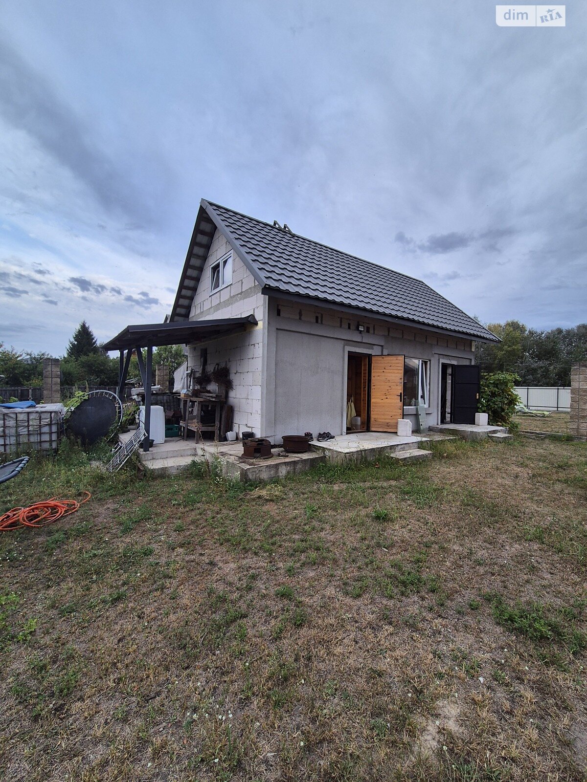 двоповерховий будинок з опаленням, 100.6 кв. м, газобетон. Продаж у Лютіжі фото 1