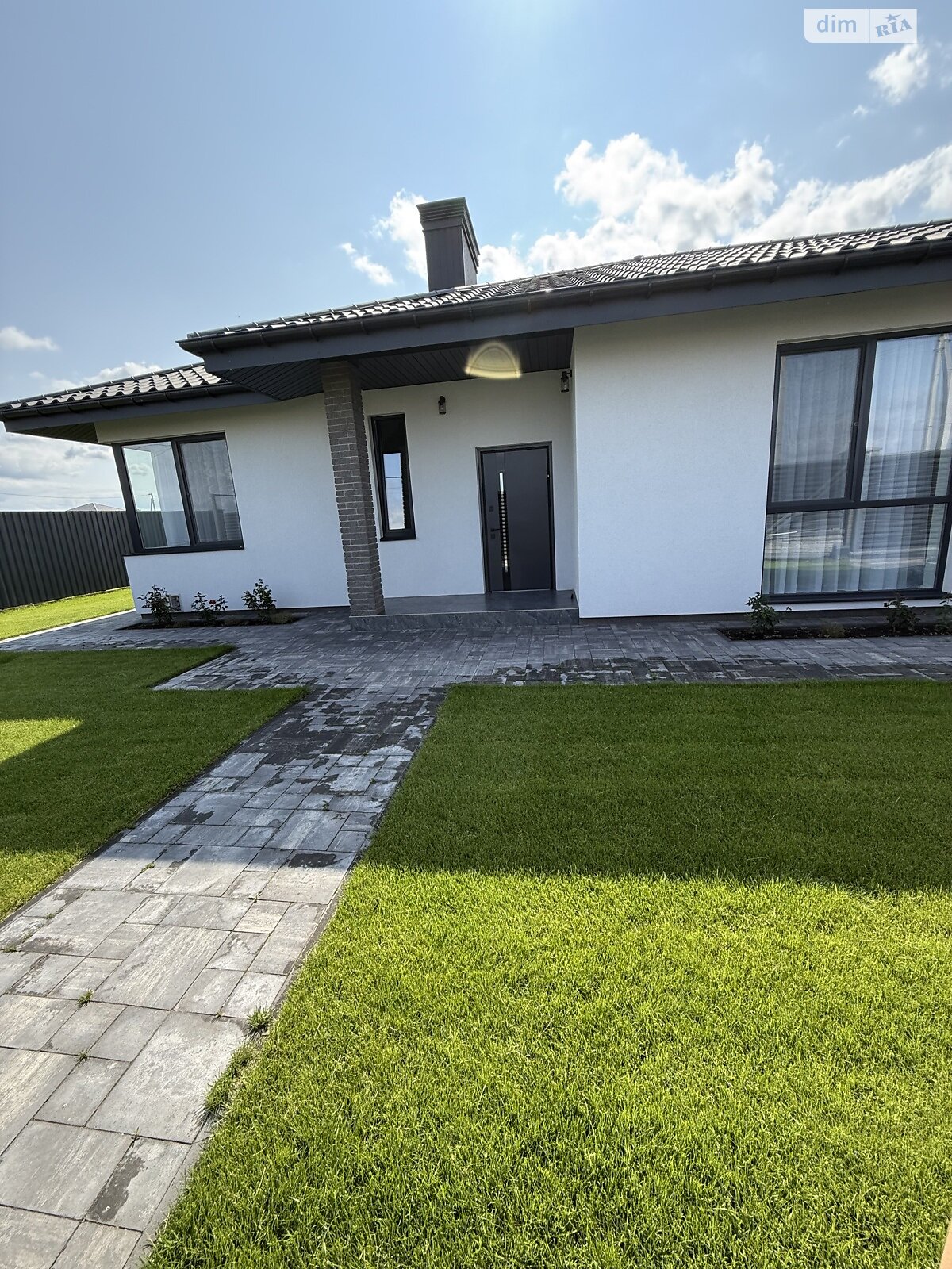 одноповерховий будинок з опаленням, 116.9 кв. м, газобетон. Продаж у Лютіжі фото 1 одноповерховий будинок з опаленням, 116.9 кв. м, газобетон. Продаж у Лютіжі фото 1