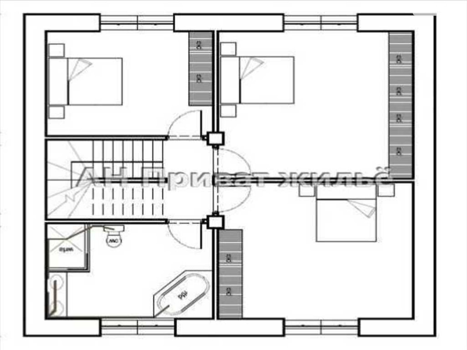 двоповерховий будинок, 144 кв. м, цегла. Продаж у Мачухах фото 1