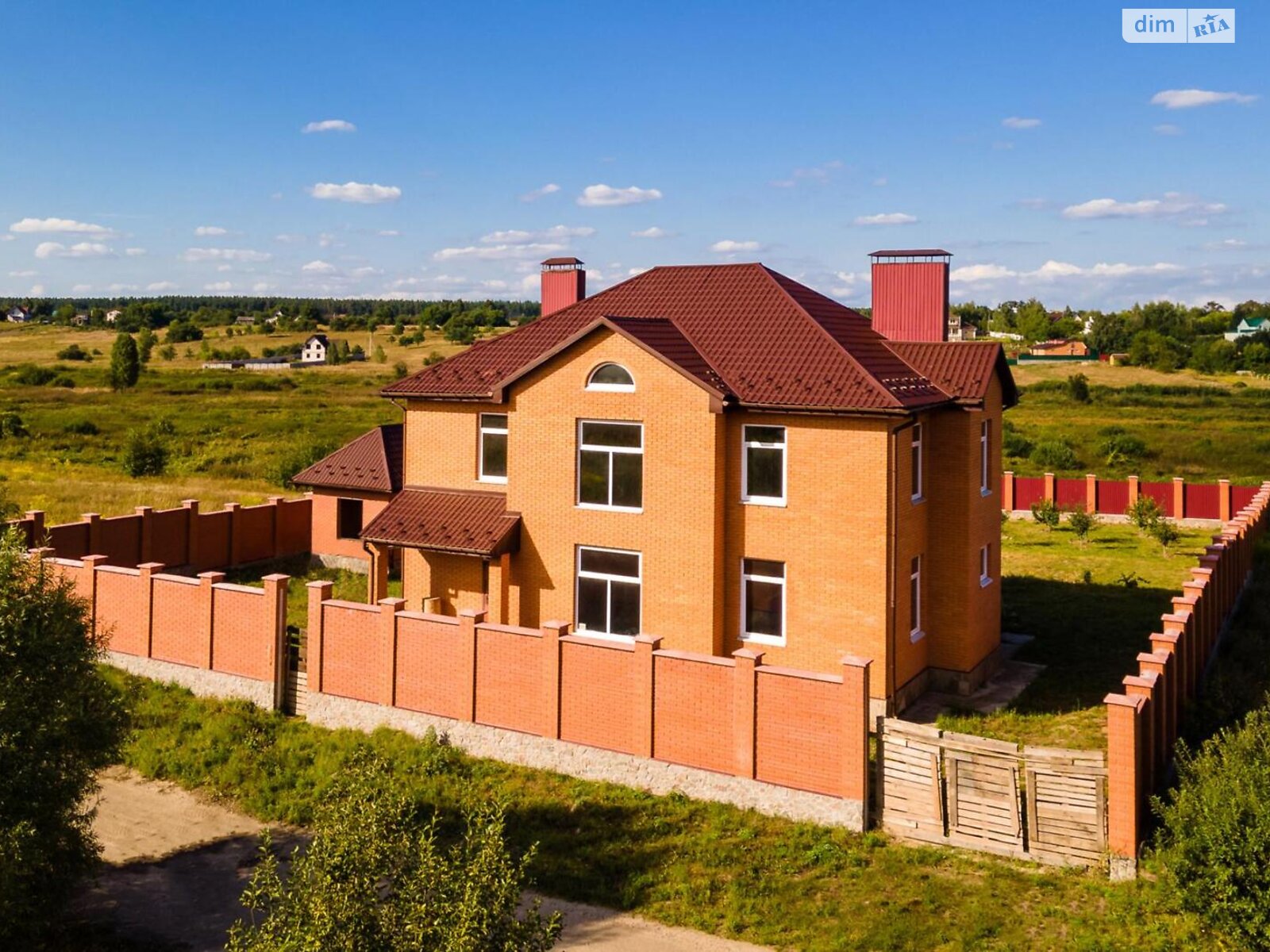 двоповерховий будинок, 250 кв. м, кирпич. Продаж в Макарові, район Березівка фото 1