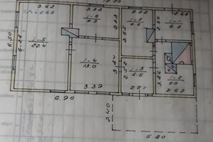 одноповерховий будинок, 60 кв. м, дерево и кирпич. Продаж у Королівці фото 2