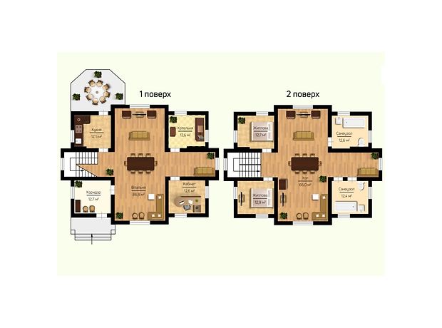 двухэтажный дом, 253.7 кв. м, пеноблок. Продажа в Макарове район Макаров фото 1 двухэтажный дом, 253.7 кв. м, пеноблок. Продажа в Макарове район Макаров фото 1