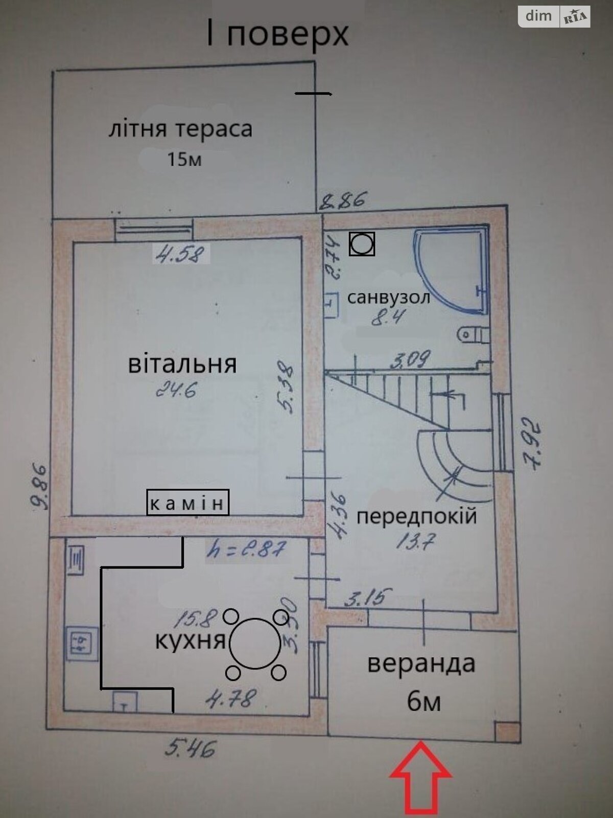 двухэтажный дом веранда, 127.5 кв. м, пеноблок. Продажа в Малой Александровке фото 1