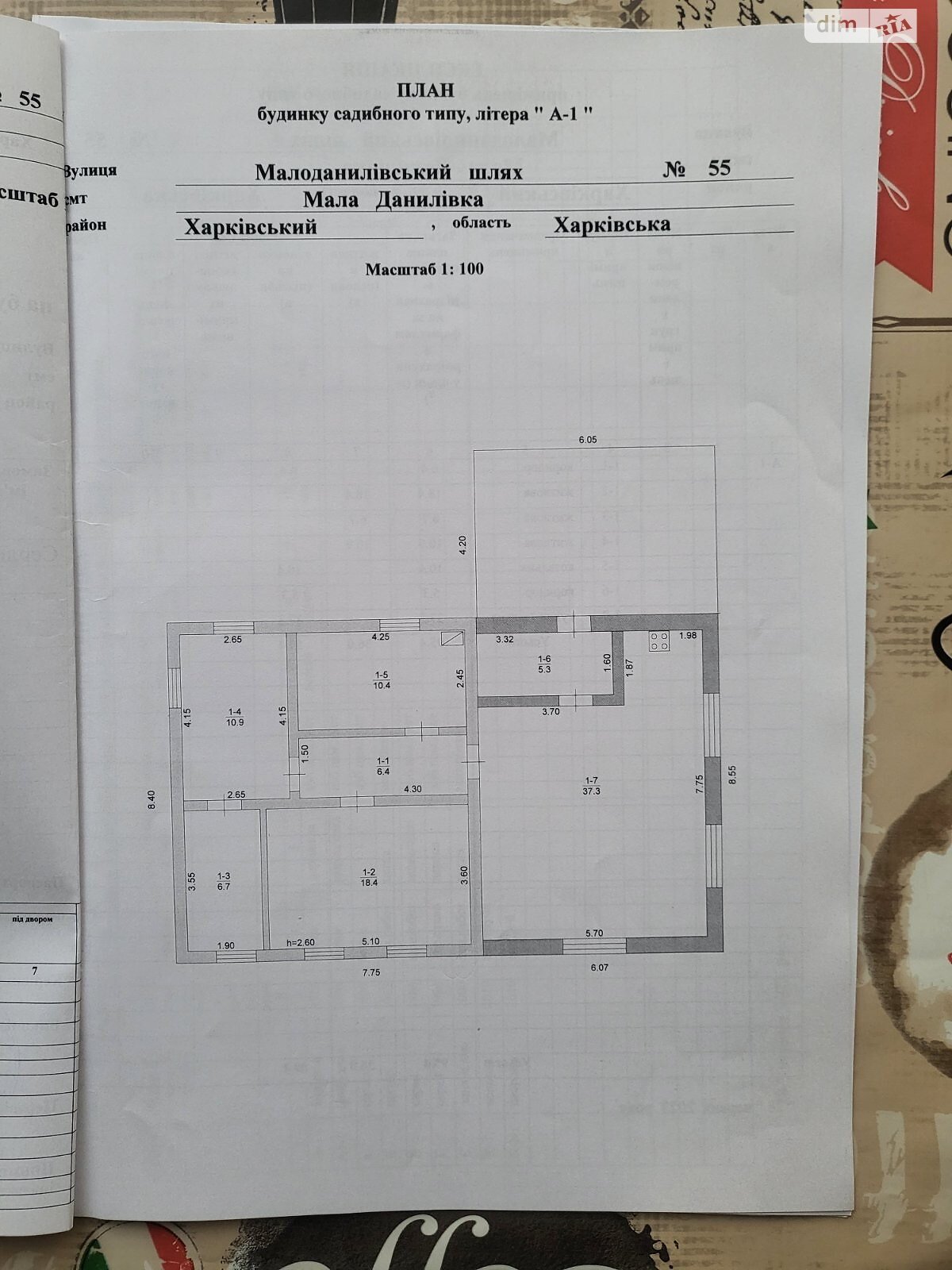 одноэтажный дом с верандой, 95.4 кв. м, кирпич. Продажа в Малой Даниловке фото 1