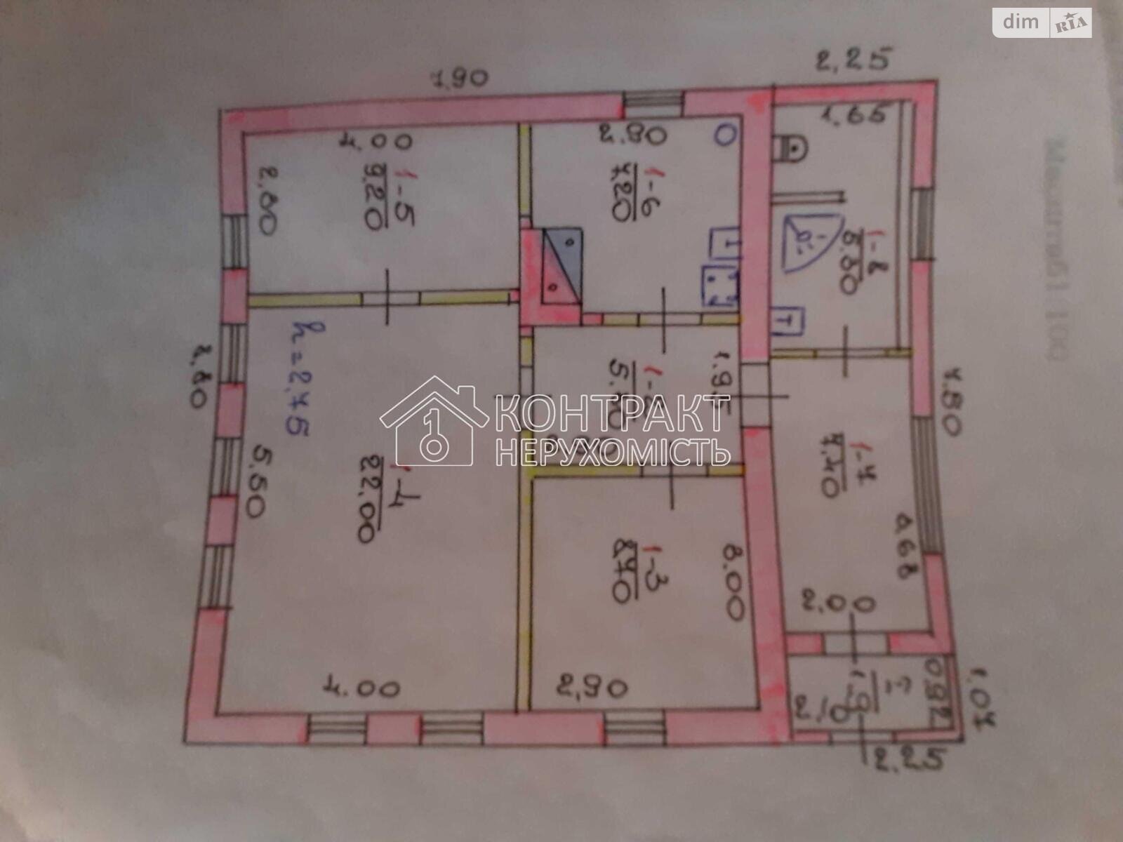 одноэтажный дом, 67 кв. м, кирпич. Продажа в Малой Рогани фото 1 одноэтажный дом, 67 кв. м, кирпич. Продажа в Малой Рогани фото 1