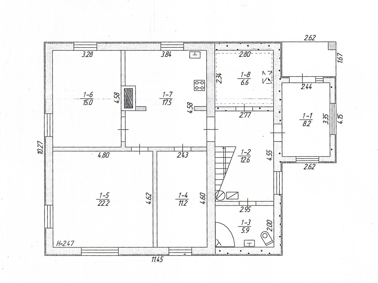 двоповерховий будинок з верандою, 168.4 кв. м, цегла. Продаж у Малині фото 1