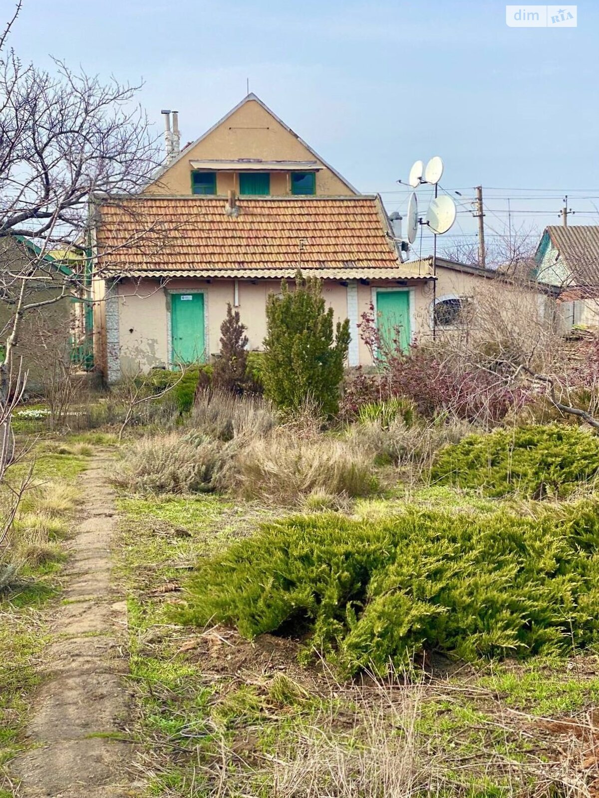 одноэтажный дом с гаражом, 73 кв. м, ракушечник (ракушняк). Продажа в Малодолинском фото 1