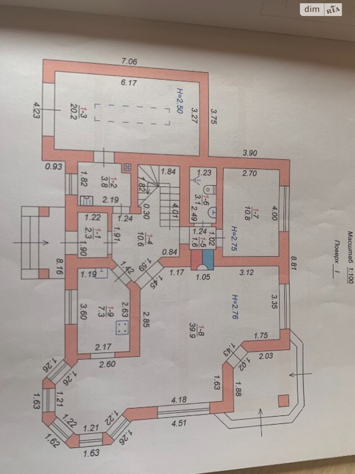 двоповерховий будинок веранда, 202 кв. м, цегла. Продаж у Малютянці фото 1