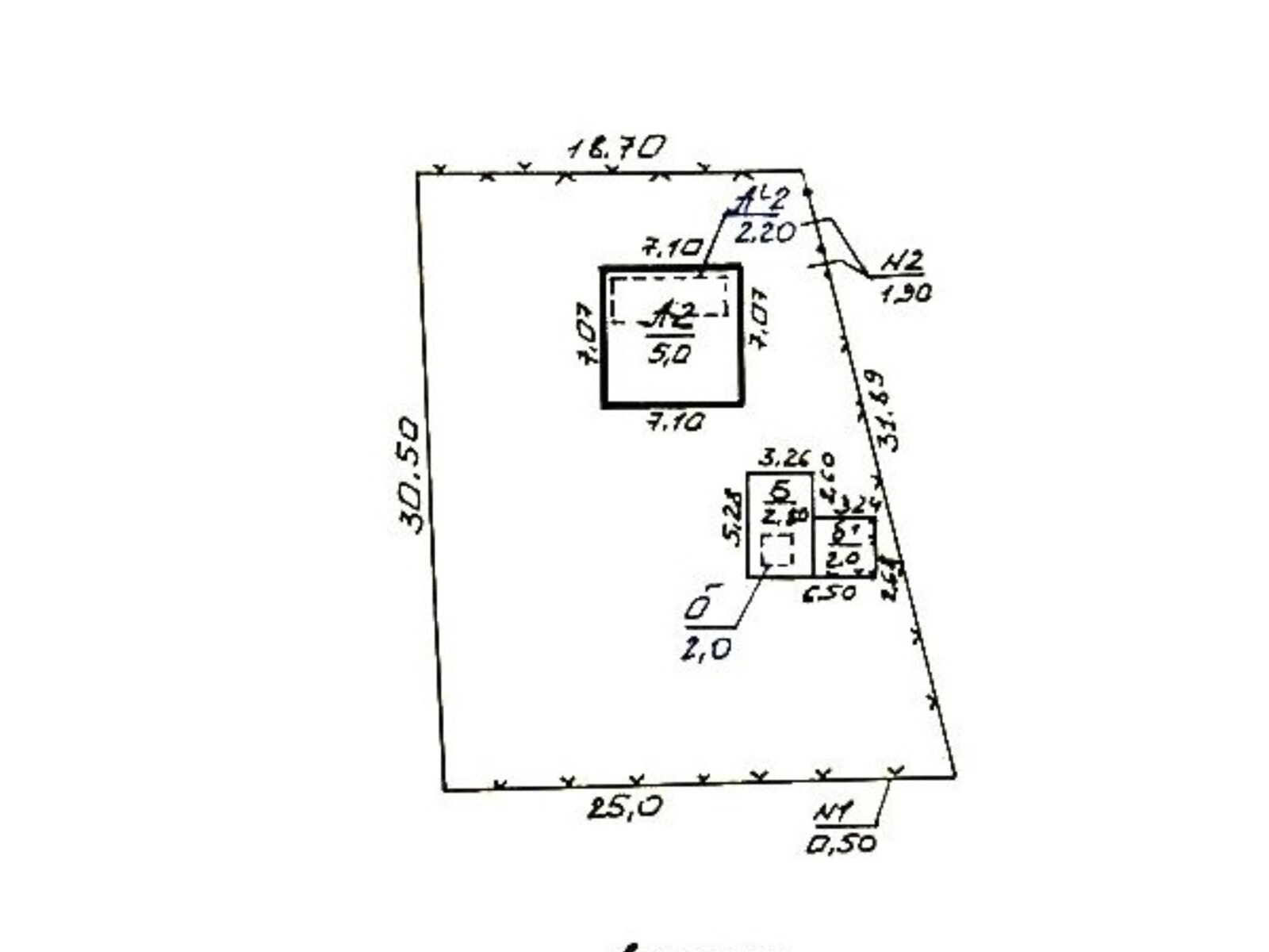 двоповерховий будинок з опаленням, 65.5 кв. м, цегла. Продаж у Малому Тростянці фото 1