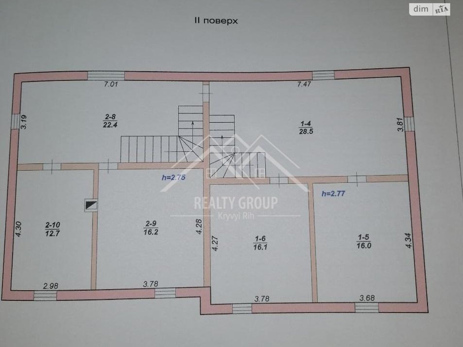 двоповерховий будинок веранда, 216.4 кв. м, шлакоблок. Продаж у Мар’янівці фото 1