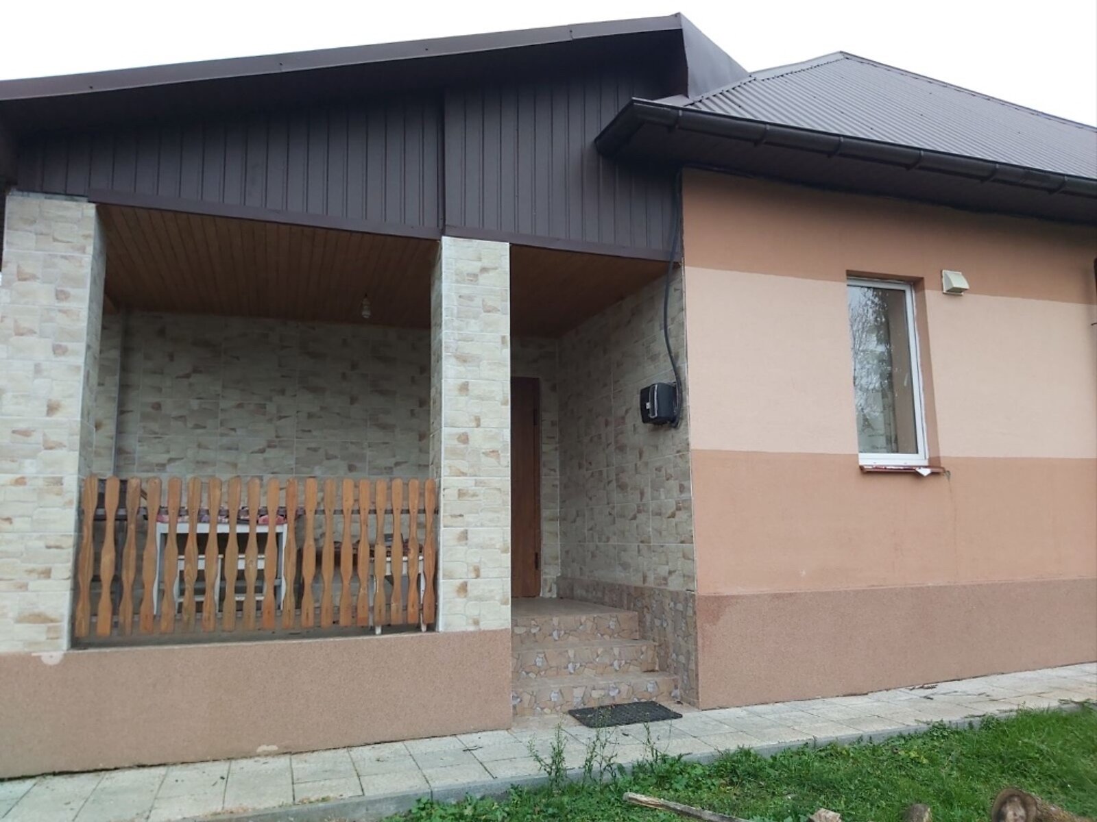 одноповерховий будинок веранда, 110 кв. м, цегла саманна. Продаж у Пилипці фото 1