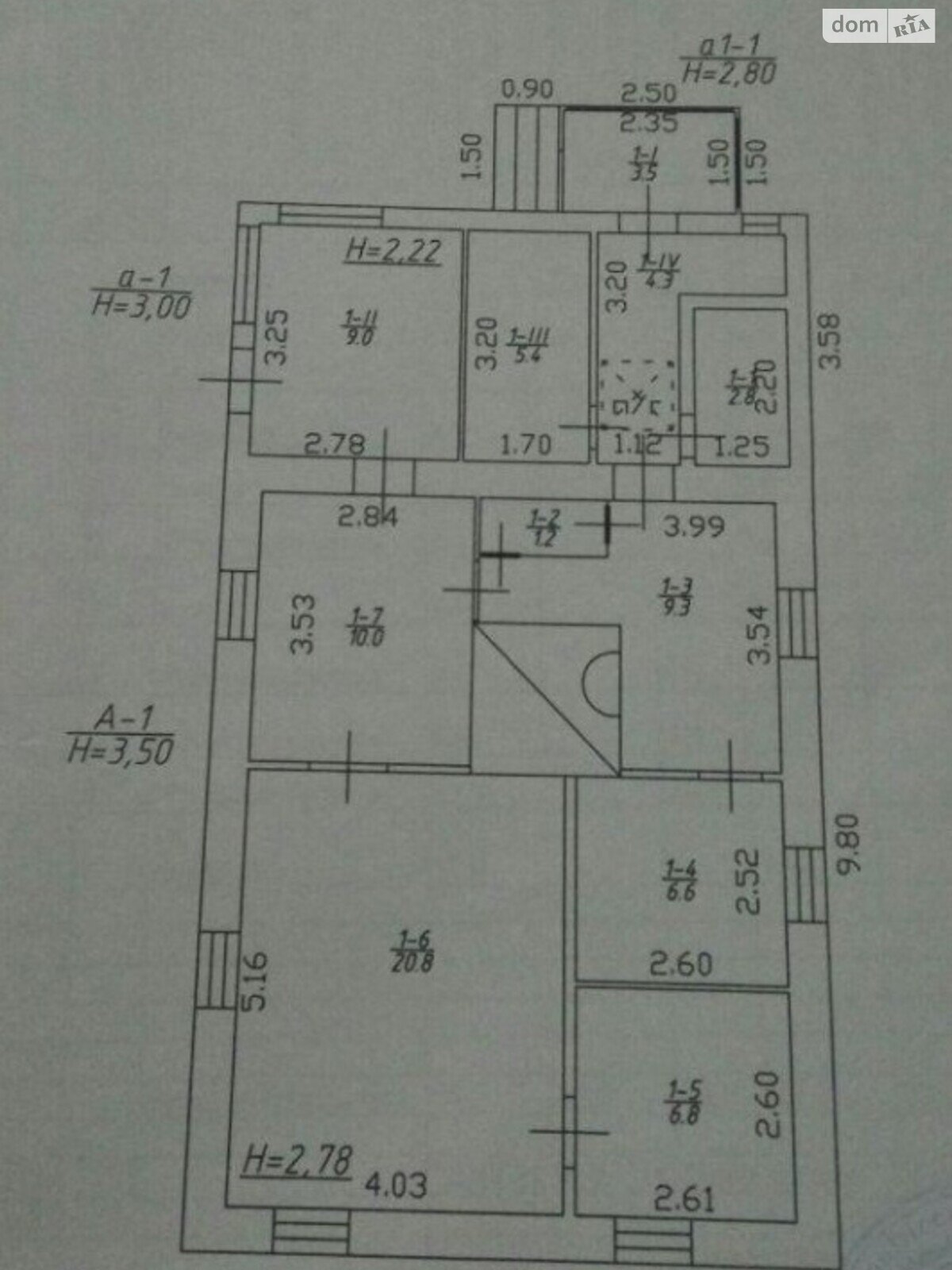 одноэтажный дом, 80 кв. м, кирпич. Продажа в Макошино фото 1