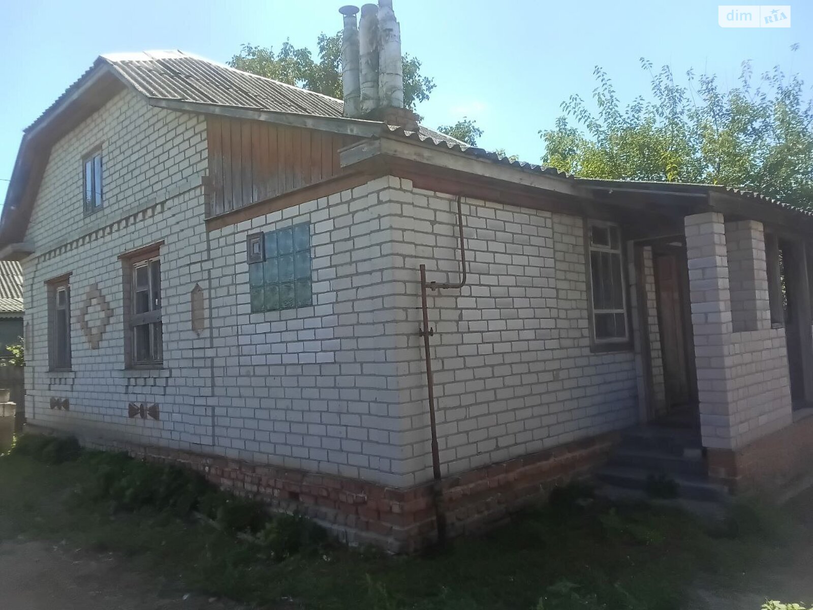 одноэтажный дом с верандой, 62.6 кв. м, кирпич. Продажа в Мене район Мена фото 1