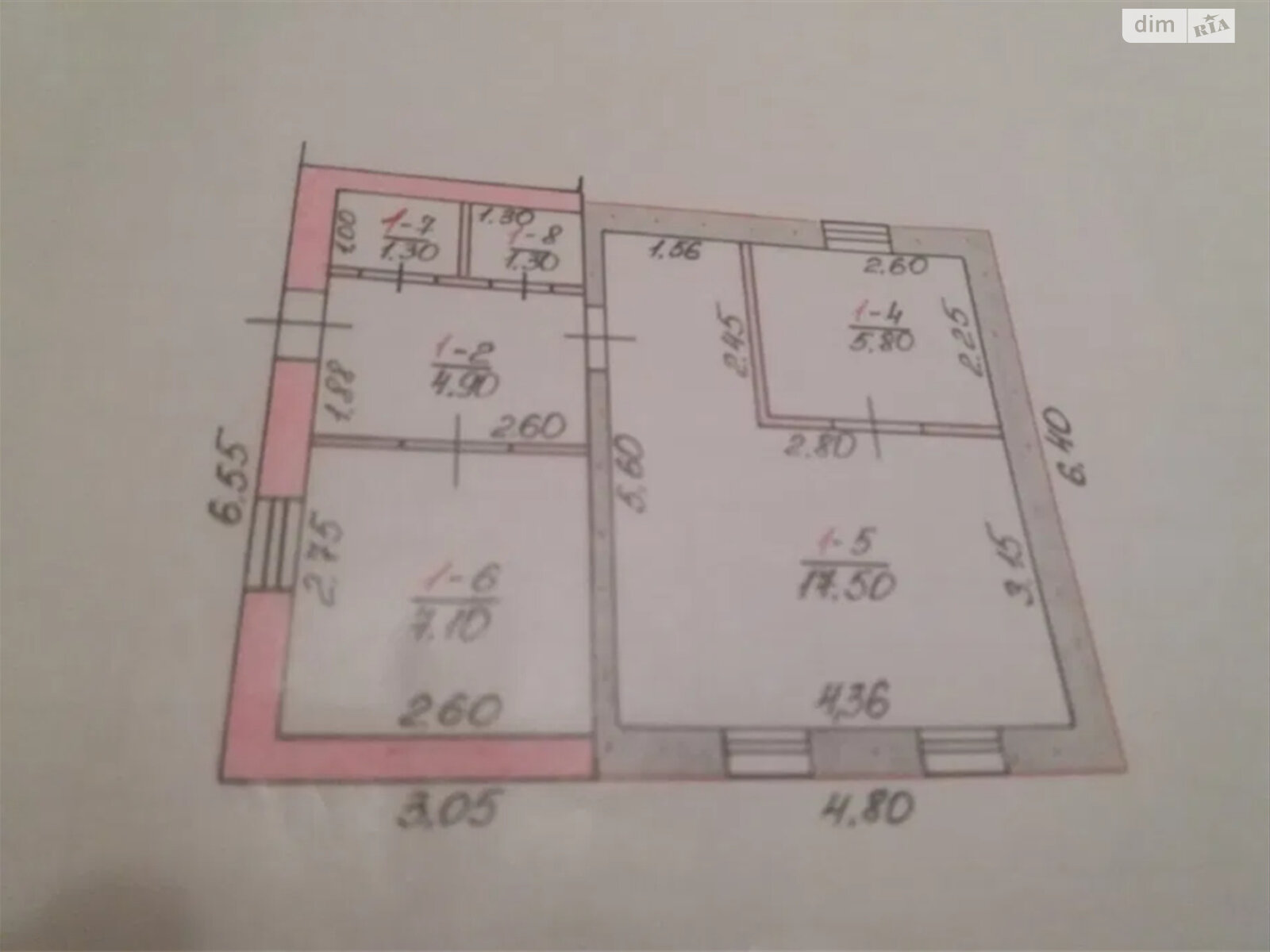 одноповерховий будинок, 35 кв. м, цегла. Продаж у Мерефі фото 1