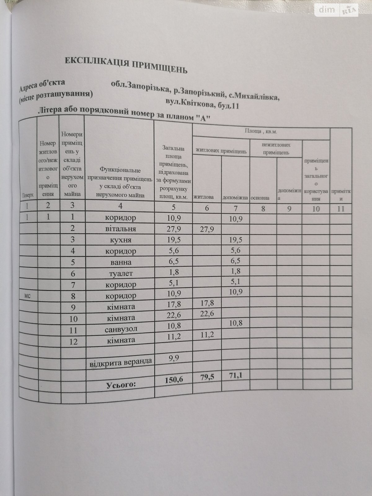 двоповерховий будинок, 160 кв. м, ракушняк. Продаж в Михайлівці, район Михайлівка фото 1