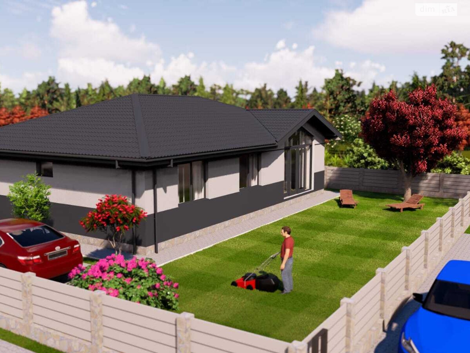 одноэтажный дом, 111 кв. м, кирпич. Продажа в Михайловке-Рубежовке фото 1 одноэтажный дом, 111 кв. м, кирпич. Продажа в Михайловке-Рубежовке фото 1