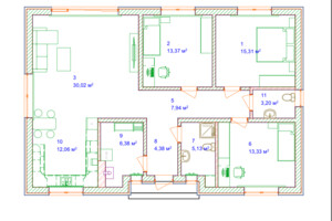 одноэтажный дом, 111 кв. м, кирпич. Продажа в Михайловке-Рубежовке фото 2 одноэтажный дом, 111 кв. м, кирпич. Продажа в Михайловке-Рубежовке фото 2