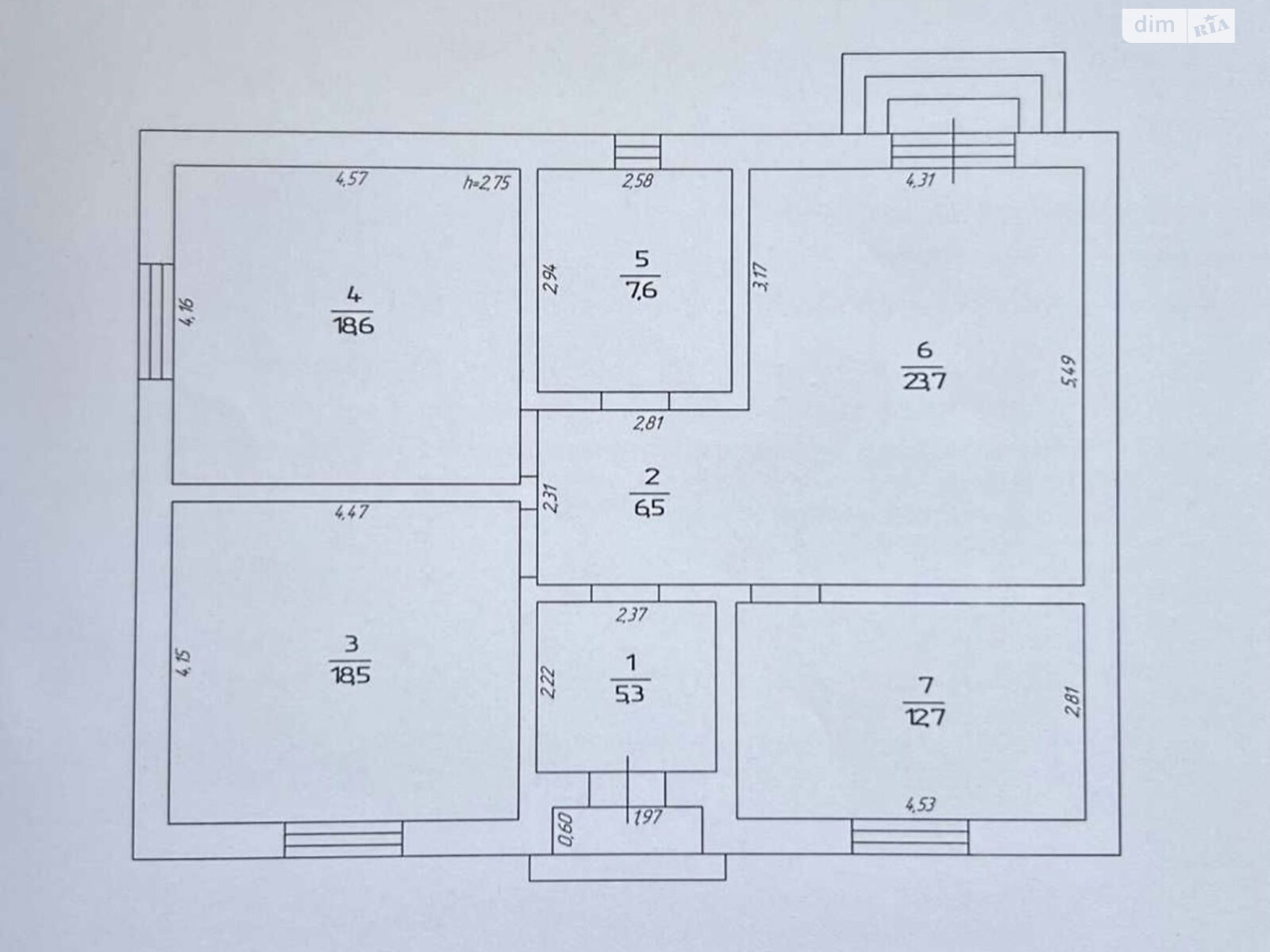 одноповерховий будинок з опаленням, 92.9 кв. м, газобетон. Продаж у Михайлівці-Рубежівці фото 1 одноповерховий будинок з опаленням, 92.9 кв. м, газобетон. Продаж у Михайлівці-Рубежівці фото 1