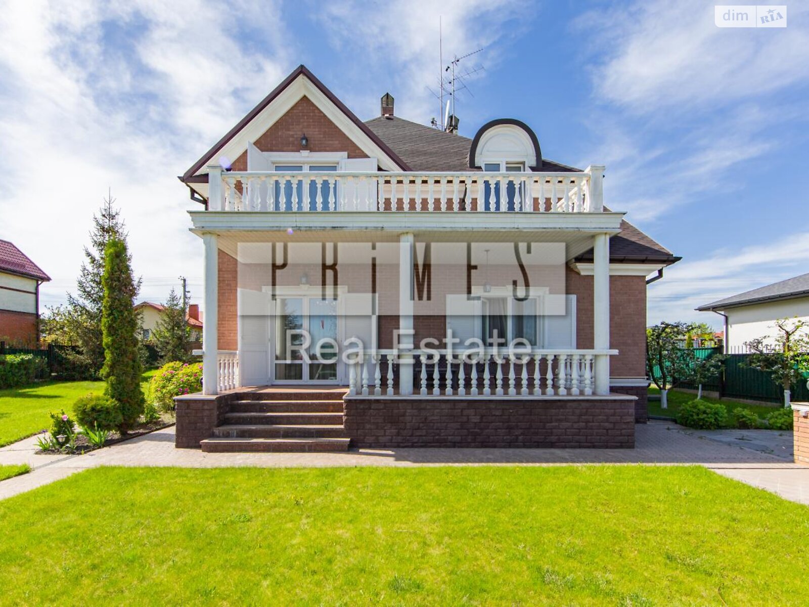 двухэтажный дом с гаражом, 172 кв. м, кирпич. Продажа в Михайловке-Рубежовке фото 1