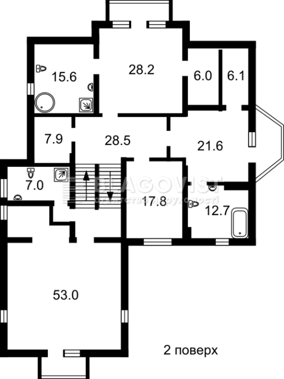 двухэтажный дом веранда, 515 кв. м, кирпич. Продажа в Михайловке-Рубежовке фото 1