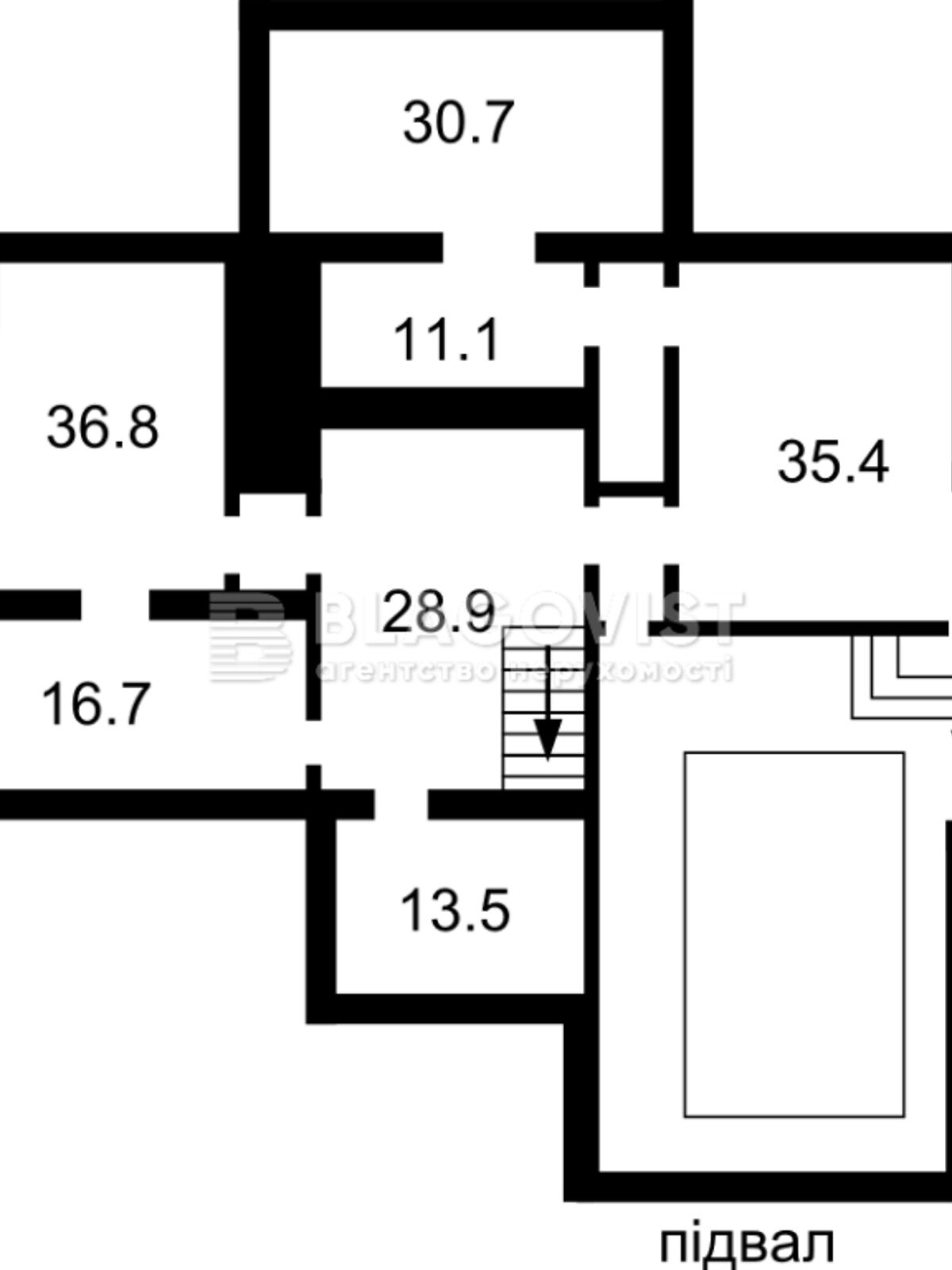 двоповерховий будинок з балконом, 660 кв. м, цегла. Продаж у Михайлівці-Рубежівці фото 1
