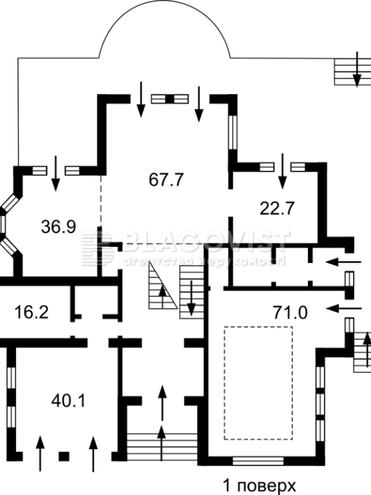 двоповерховий будинок з балконом, 660 кв. м, цегла. Продаж у Михайлівці-Рубежівці фото 1