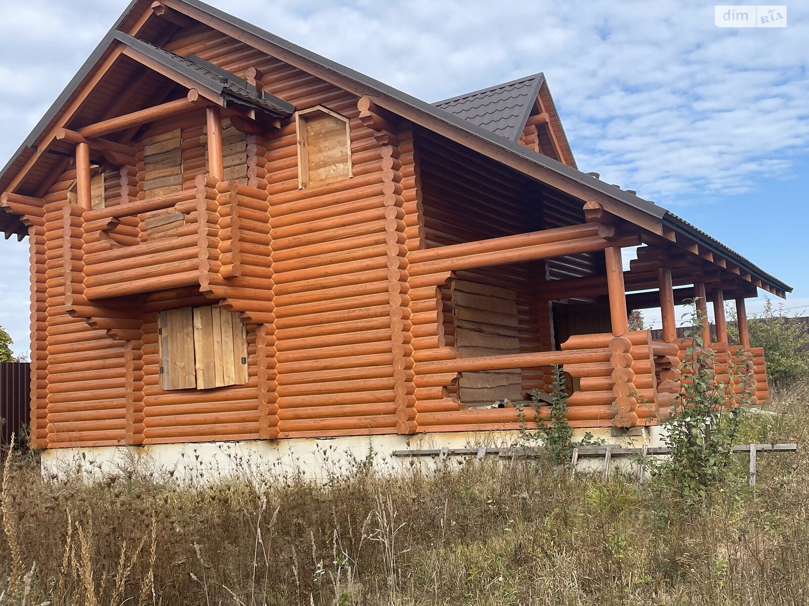 двухэтажный дом, 132 кв. м, сруб. Продажа в Михайловке-Рубежовке фото 1 двухэтажный дом, 132 кв. м, сруб. Продажа в Михайловке-Рубежовке фото 1