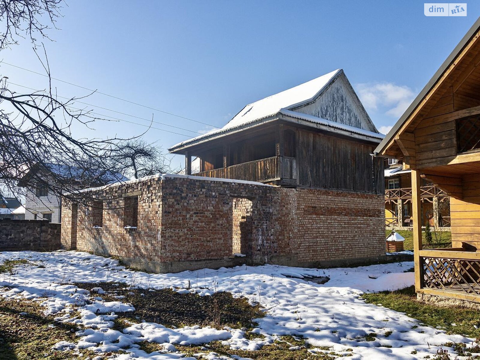 двоповерховий будинок з балконом, 158.3 кв. м, зруб. Продаж у Микуличині фото 1 двоповерховий будинок з балконом, 158.3 кв. м, зруб. Продаж у Микуличині фото 1