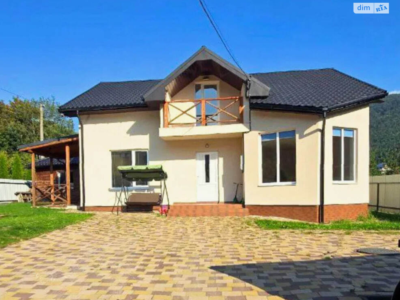 двухэтажный дом с мебелью, 168.7 кв. м, дерево и кирпич. Продажа в Микуличине фото 1 двухэтажный дом с мебелью, 168.7 кв. м, дерево и кирпич. Продажа в Микуличине фото 1