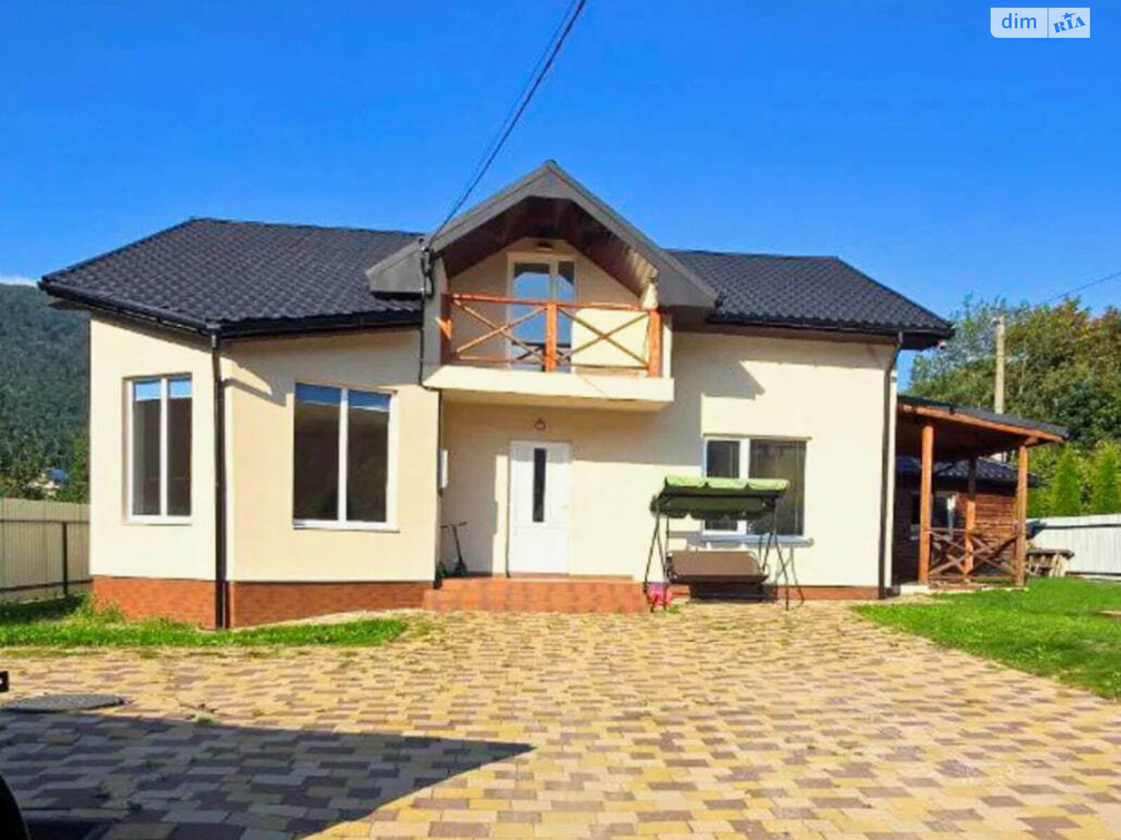 двухэтажный дом с мебелью, 168.7 кв. м, дерево и кирпич. Продажа в Микуличине фото 1 двухэтажный дом с мебелью, 168.7 кв. м, дерево и кирпич. Продажа в Микуличине фото 1