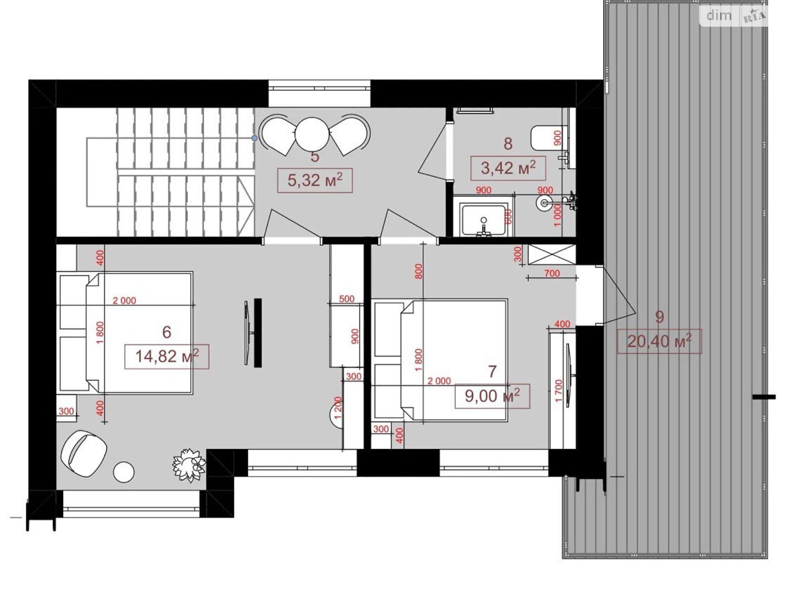 двухэтажный дом с верандой, 120 кв. м, газобетон. Продажа в Микуличине фото 1 двухэтажный дом с верандой, 120 кв. м, газобетон. Продажа в Микуличине фото 1