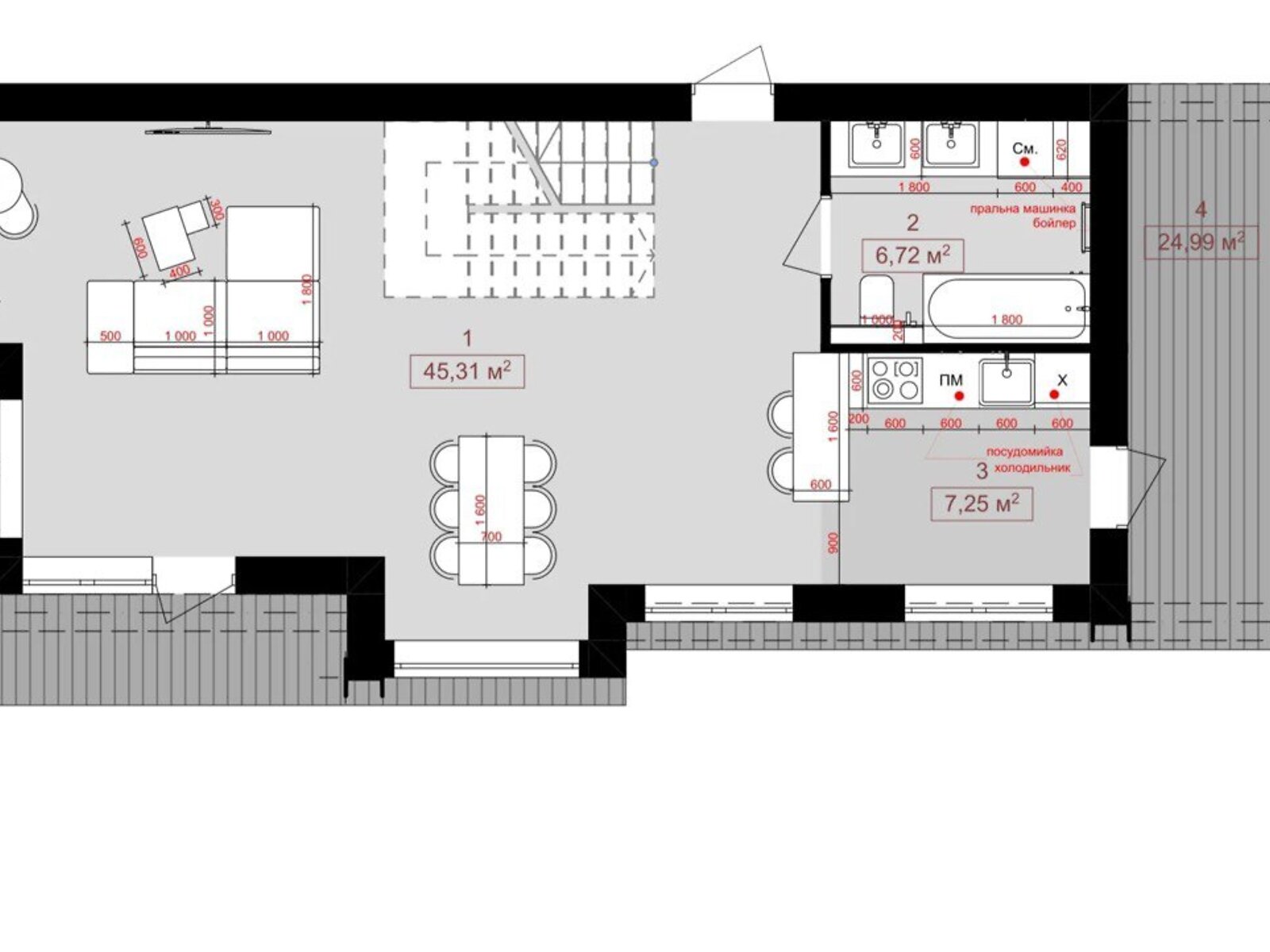 двухэтажный дом с верандой, 120 кв. м, газобетон. Продажа в Микуличине фото 1 двухэтажный дом с верандой, 120 кв. м, газобетон. Продажа в Микуличине фото 1