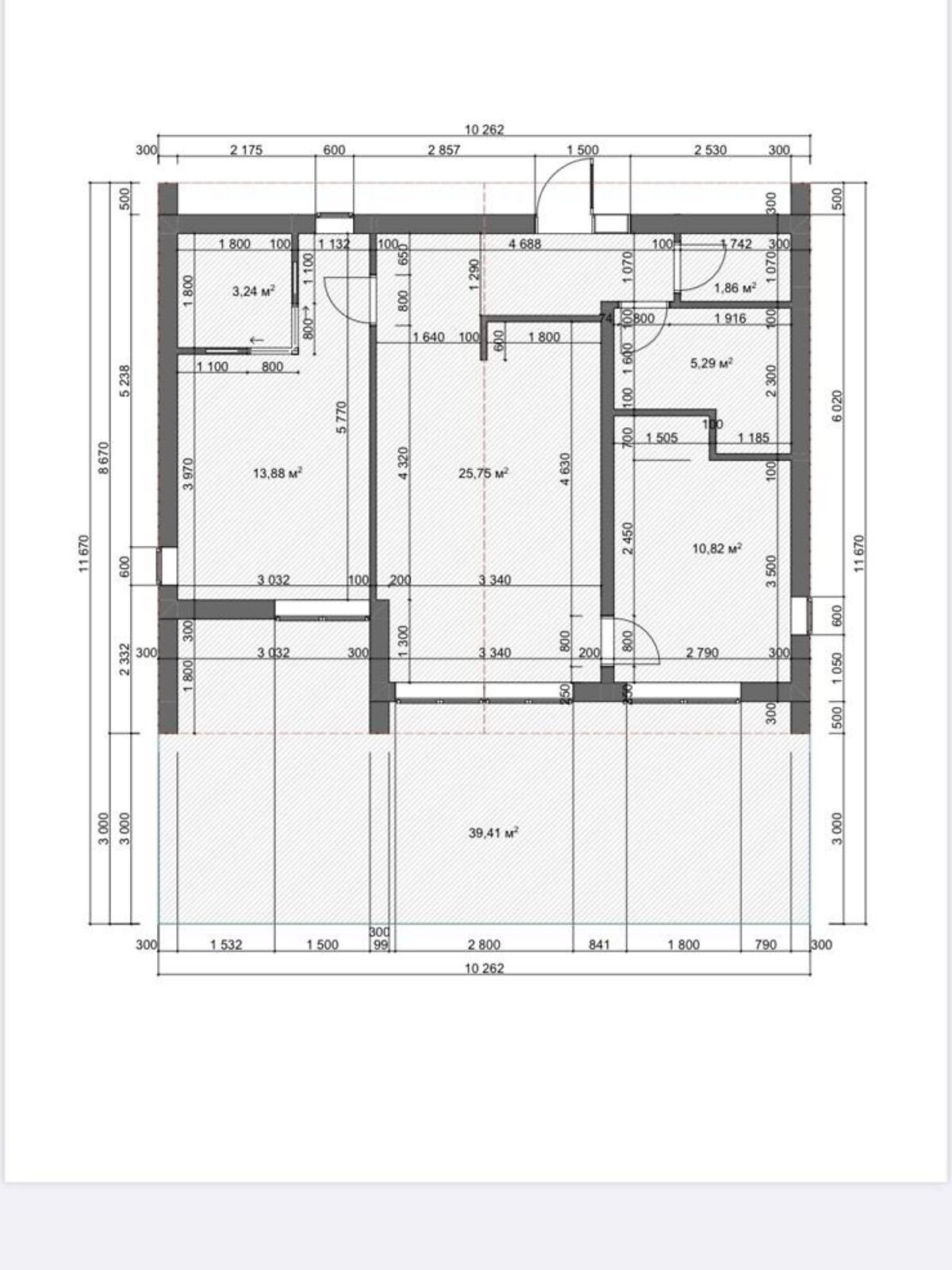 одноэтажный дом, 65 кв. м, кирпич. Продажа в Микуличине фото 1