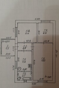 одноэтажный дом, 60 кв. м, кирпич. Продажа в Миргороде район Миргород фото 2