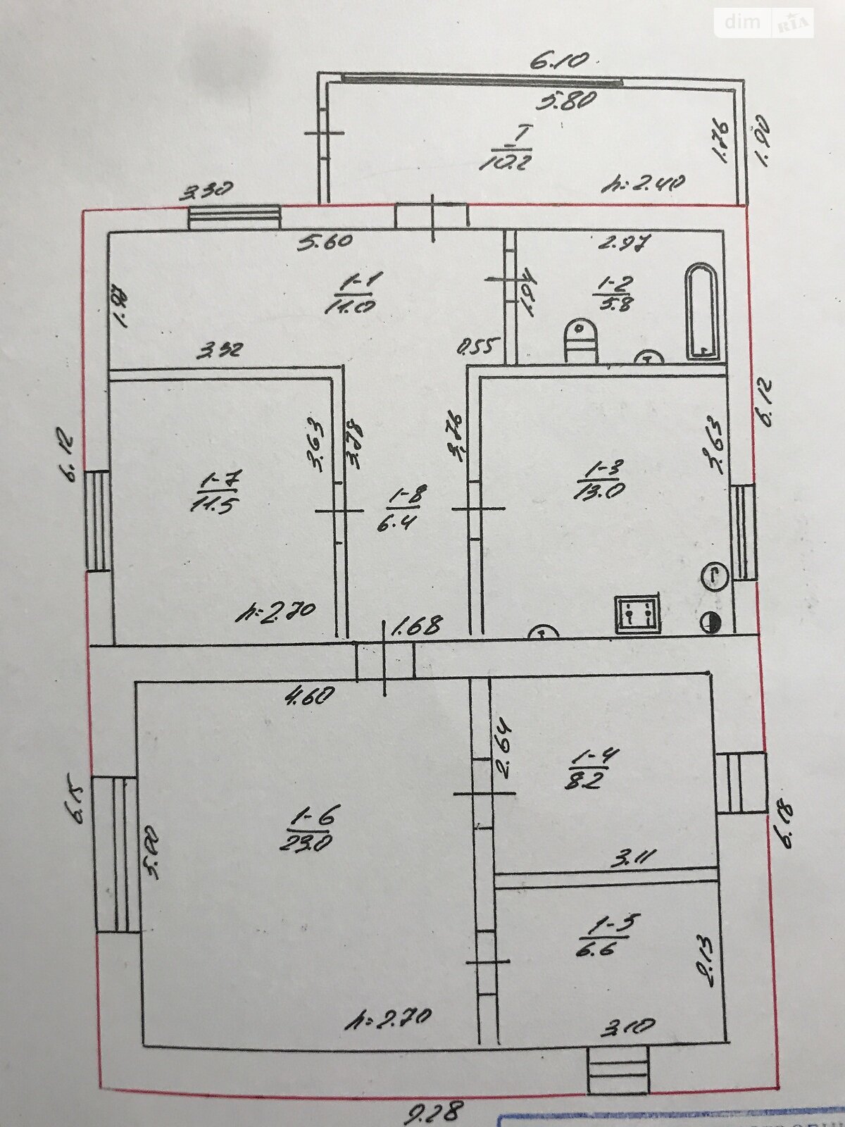 одноповерховий будинок веранда, 95 кв. м, цегла. Продаж в Миргороді, район Миргород фото 1