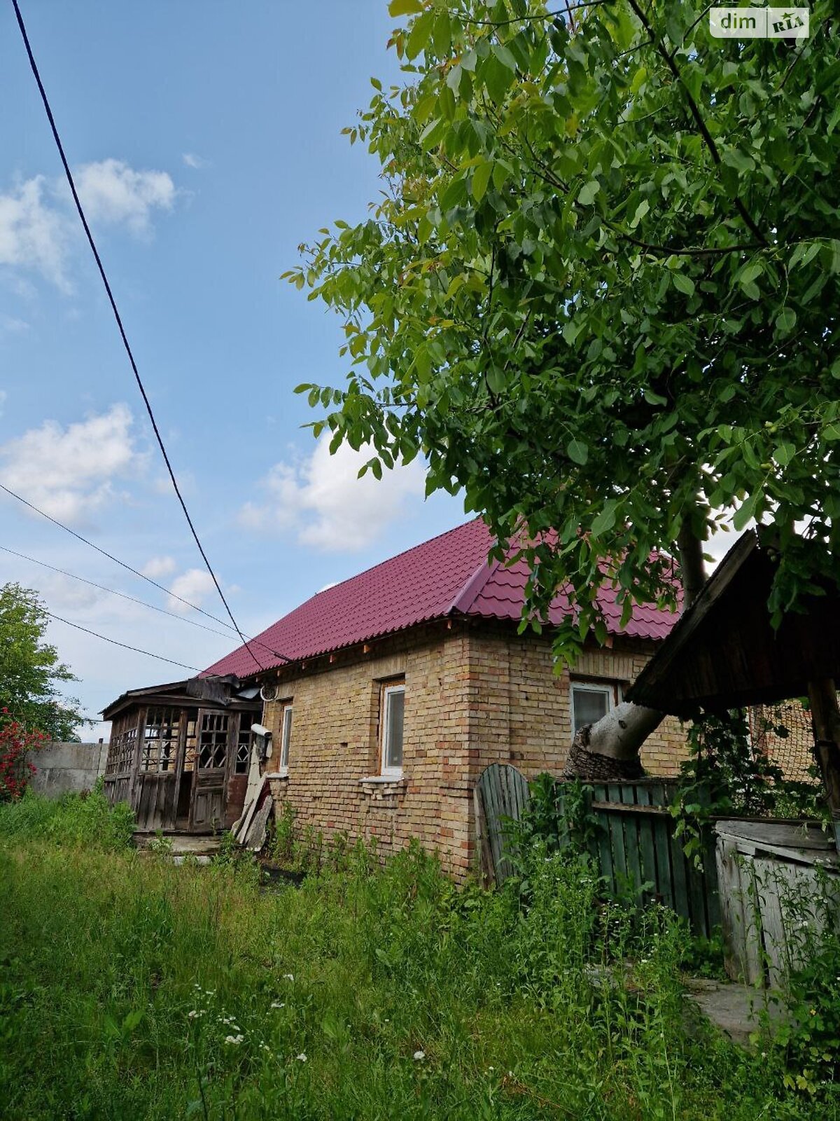 одноповерховий будинок з верандою, 85.8 кв. м, дерево и кирпич. Продаж у Мироцькому фото 1 одноповерховий будинок з верандою, 85.8 кв. м, дерево и кирпич. Продаж у Мироцькому фото 1