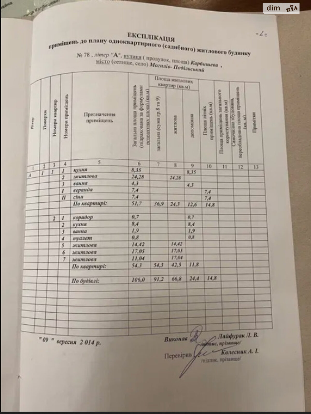 одноповерховий будинок веранда, 106 кв. м, цегла. Продаж в Могилеві-Подільському, район Могилів-Подільський фото 1