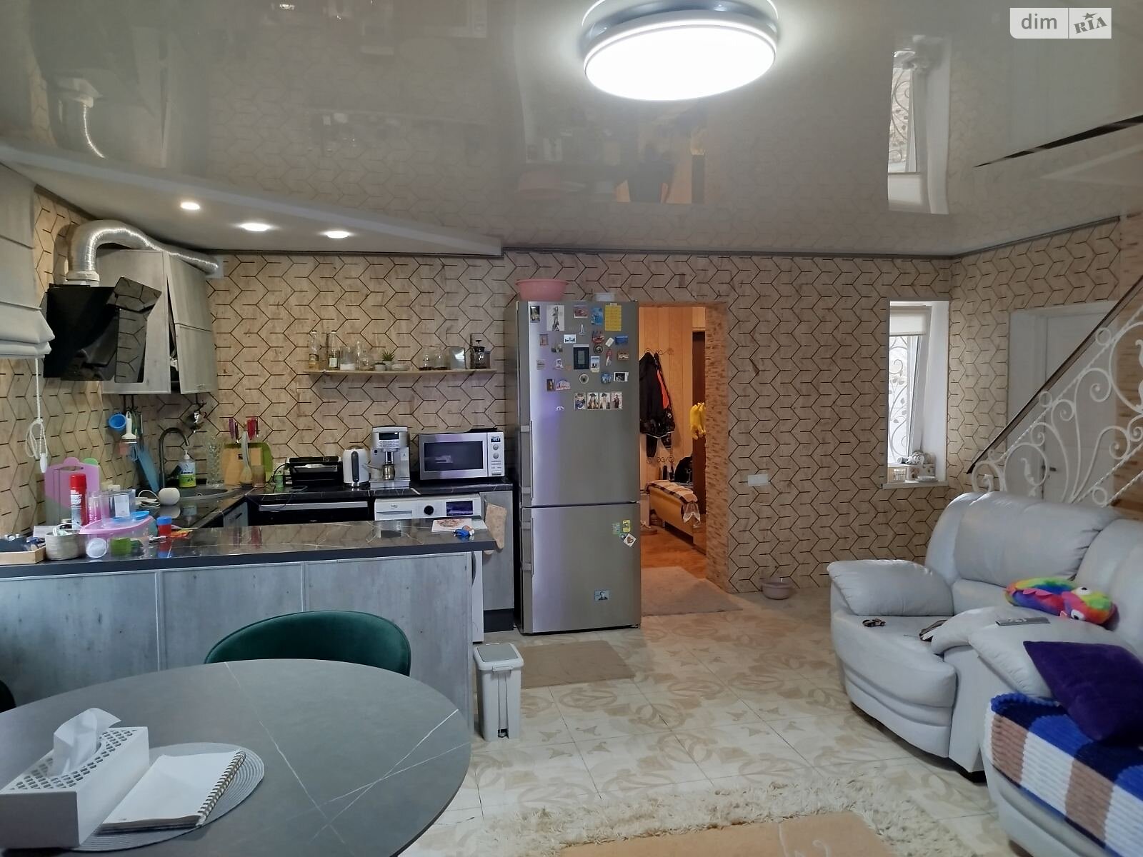 двоповерховий будинок з гаражем, 129.3 кв. м, пінобетон. Продаж у Молодіжному фото 1