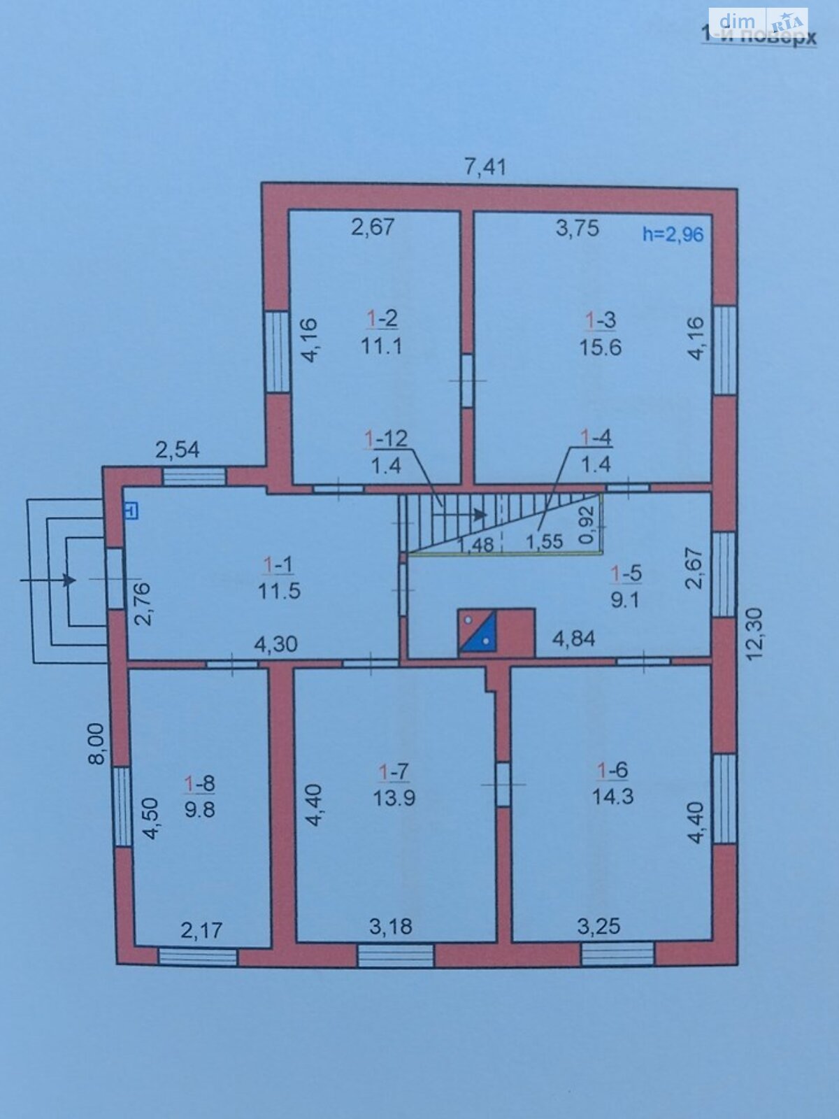 двоповерховий будинок, 158 кв. м, цегла. Продаж в Моршині, район Моршин фото 1