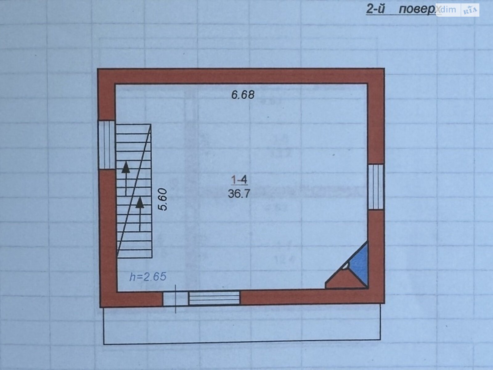 трехэтажный дом с балконом, 107.8 кв. м, кирпич. Продажа в Моршине район Моршин фото 1