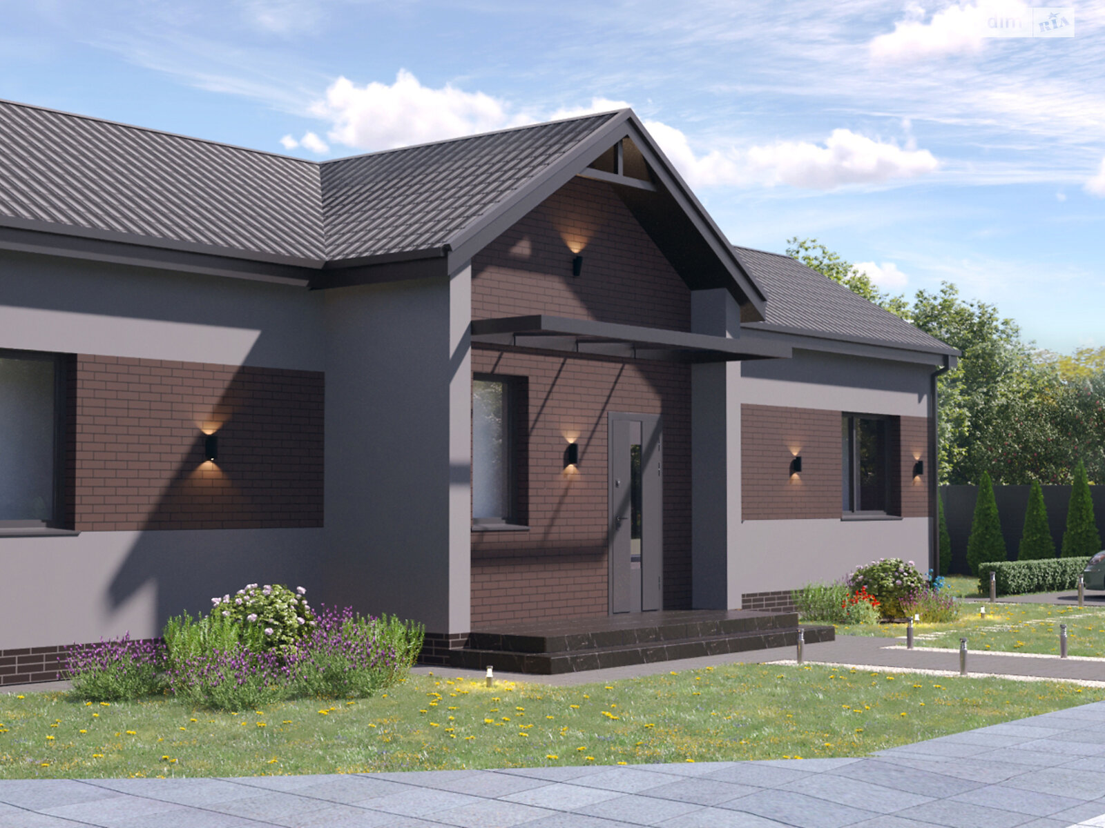 одноповерховий будинок, 115 кв. м, пінобетон. Продаж у Мощуні фото 1 одноповерховий будинок, 115 кв. м, пінобетон. Продаж у Мощуні фото 1