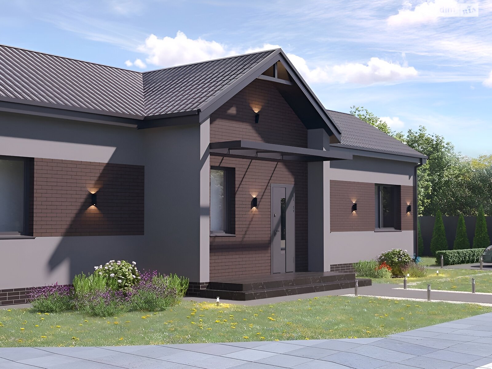 одноповерховий будинок, 115 кв. м, пінобетон. Продаж у Мощуні фото 1 одноповерховий будинок, 115 кв. м, пінобетон. Продаж у Мощуні фото 1