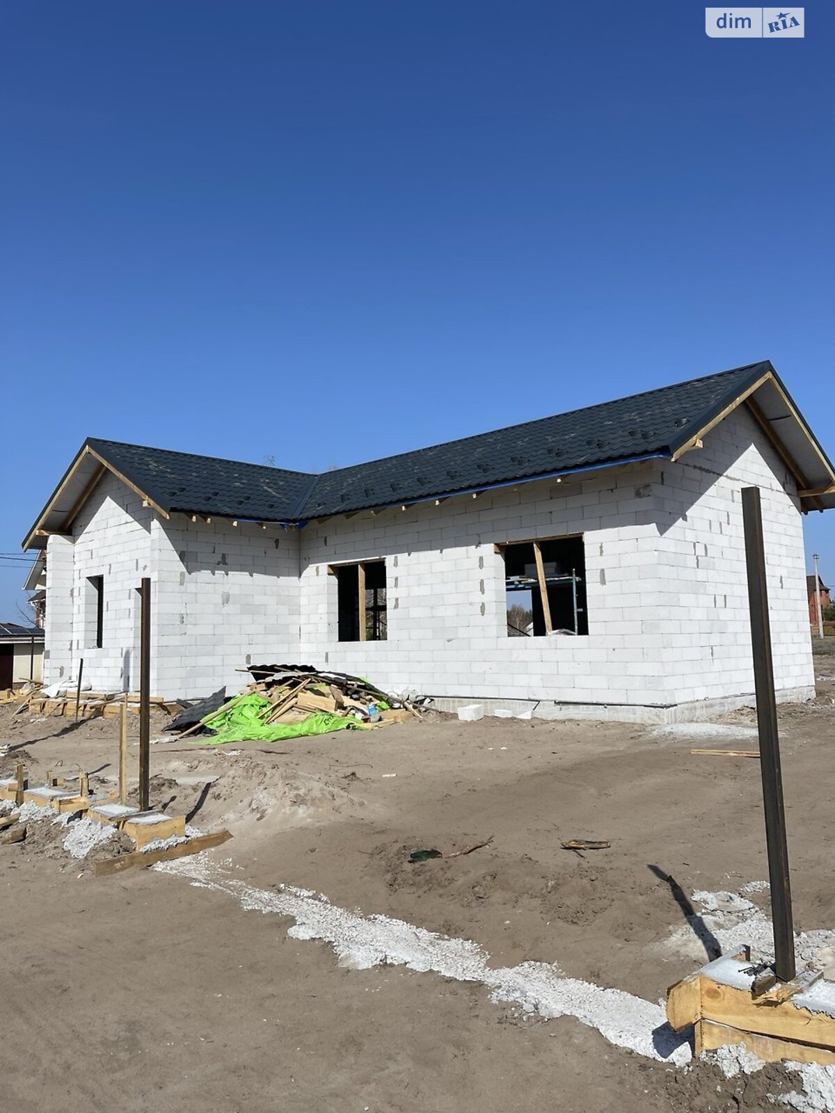 одноповерховий будинок, 115 кв. м, пінобетон. Продаж у Мощуні фото 1 одноповерховий будинок, 115 кв. м, пінобетон. Продаж у Мощуні фото 1