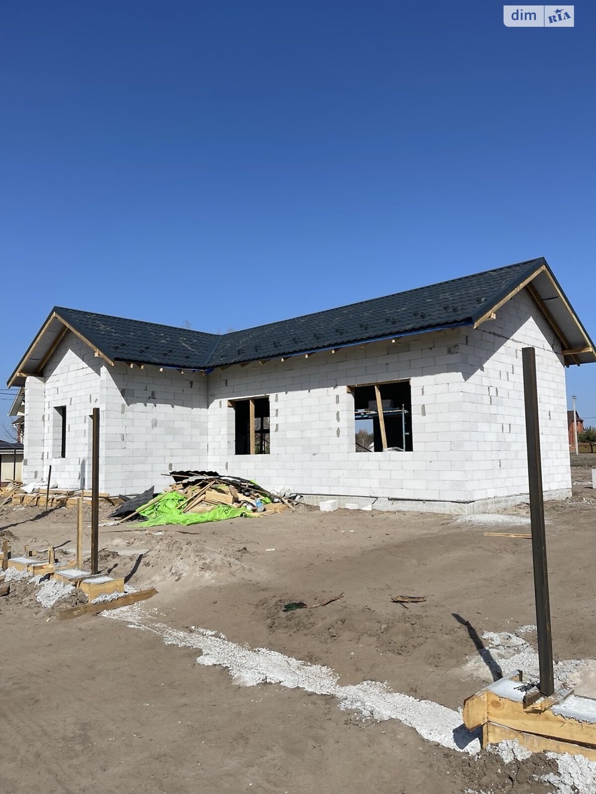 одноповерховий будинок, 115 кв. м, пінобетон. Продаж у Мощуні фото 1 одноповерховий будинок, 115 кв. м, пінобетон. Продаж у Мощуні фото 1