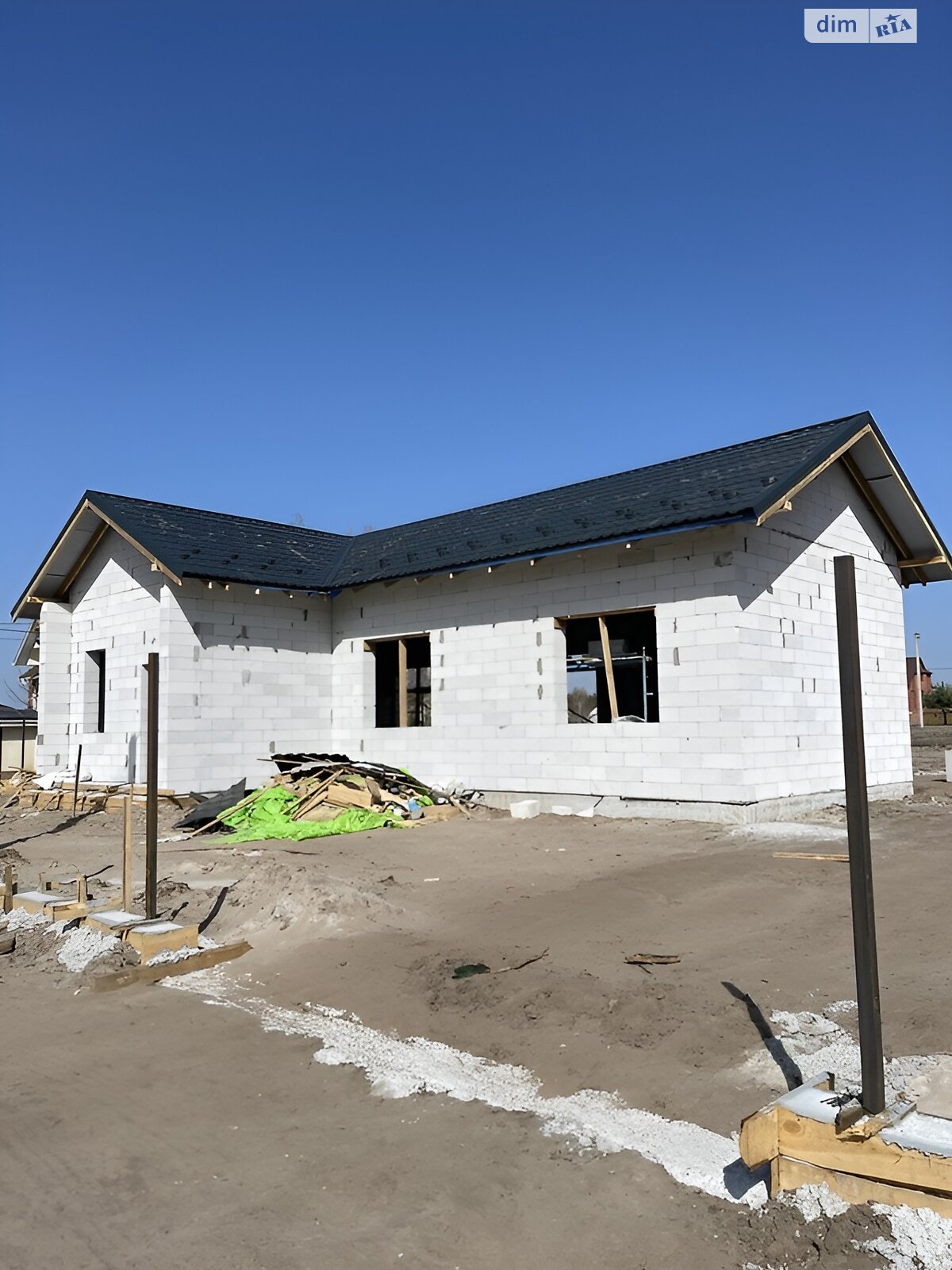 одноповерховий будинок, 115 кв. м, пінобетон. Продаж у Мощуні фото 1 одноповерховий будинок, 115 кв. м, пінобетон. Продаж у Мощуні фото 1