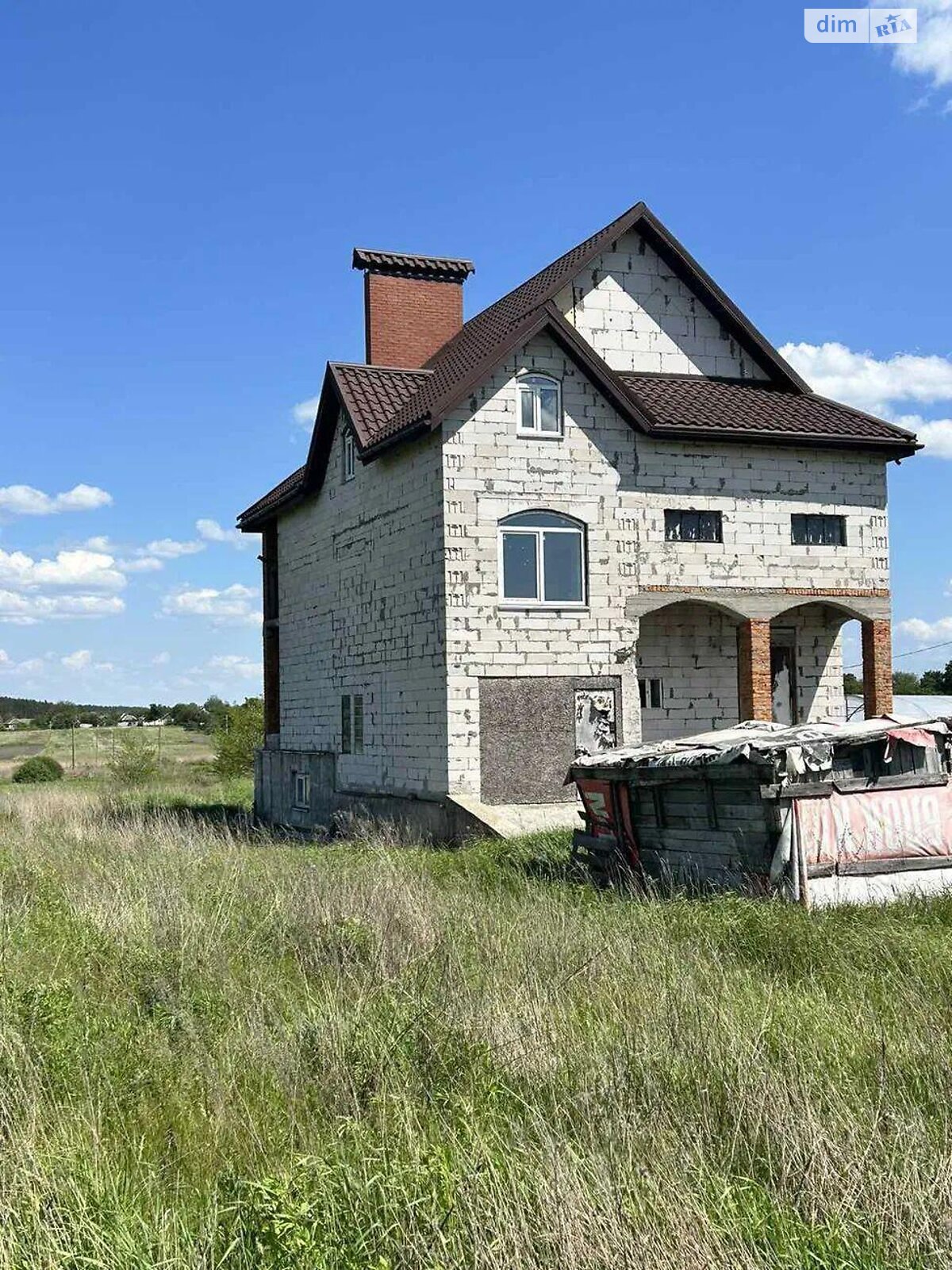 четырехэтажный дом, 320 кв. м, газобетон. Продажа в Мотижине фото 1 четырехэтажный дом, 320 кв. м, газобетон. Продажа в Мотижине фото 1