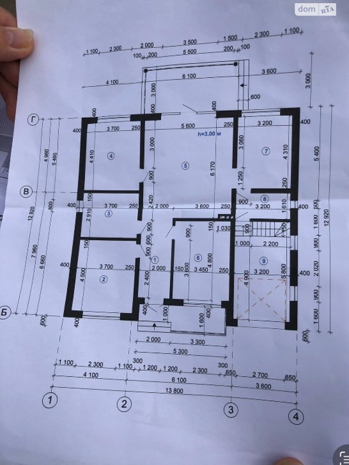 одноповерховий будинок з гаражем, 146 кв. м, піноблок. Продаж в Мукачеві, район Паланок фото 1