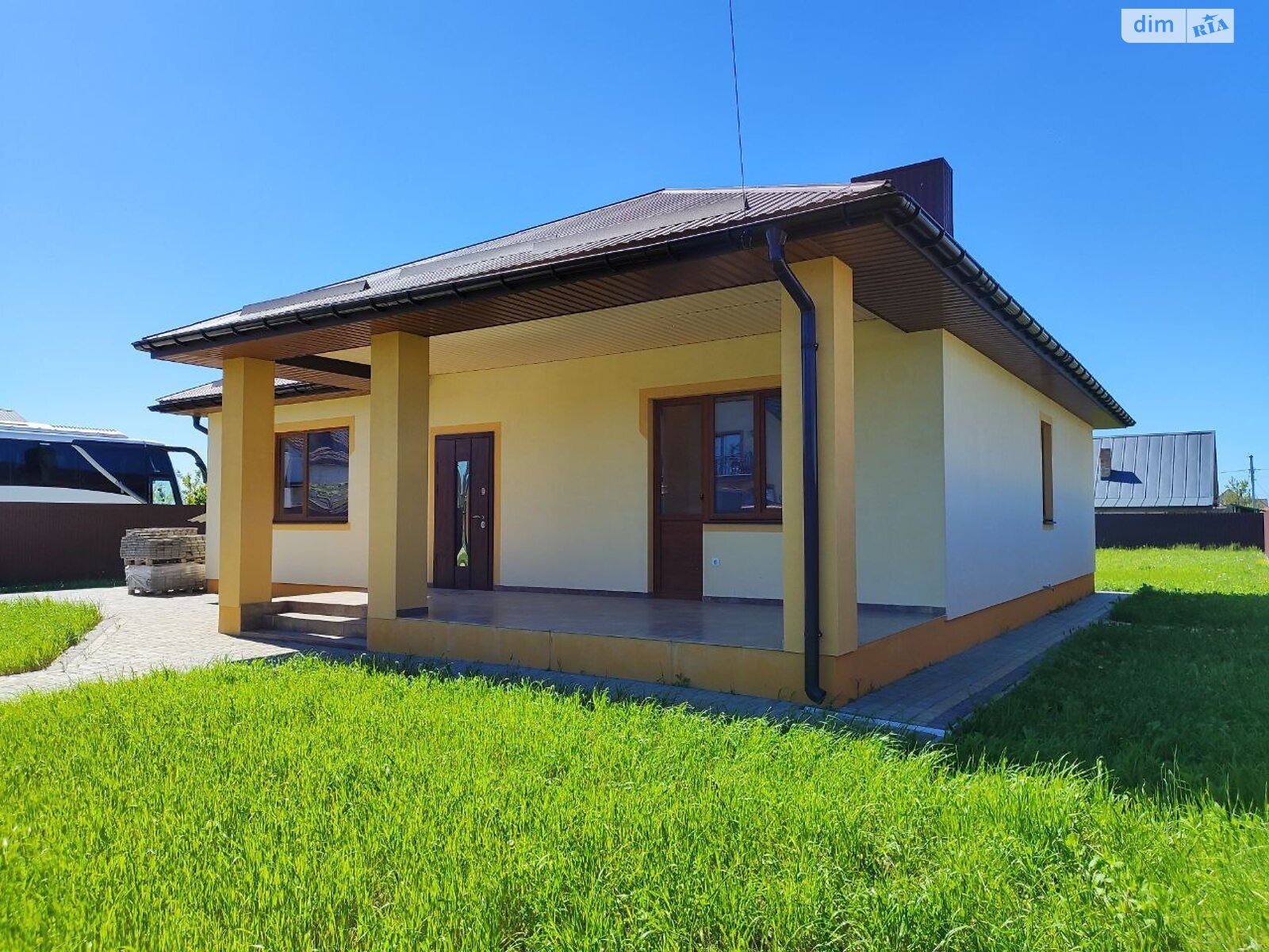 одноэтажный дом с отоплением, 104 кв. м, газобетон. Продажа в Небежке фото 1 одноэтажный дом с отоплением, 104 кв. м, газобетон. Продажа в Небежке фото 1