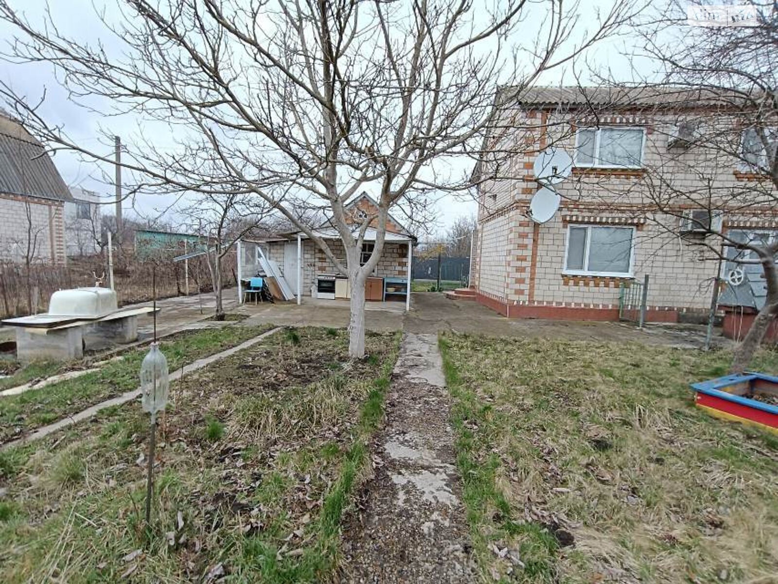 двоповерховий будинок з опаленням, 68 кв. м, цегла. Продаж у Некрасове фото 1