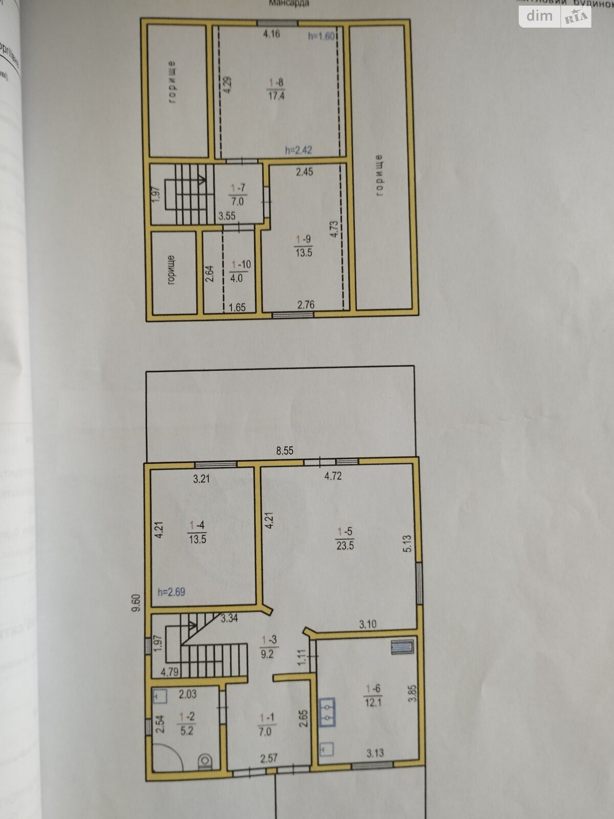 двоповерховий будинок, 120 кв. м, сендвіч-панелі. Продаж у Нижніх Вовківцях фото 1